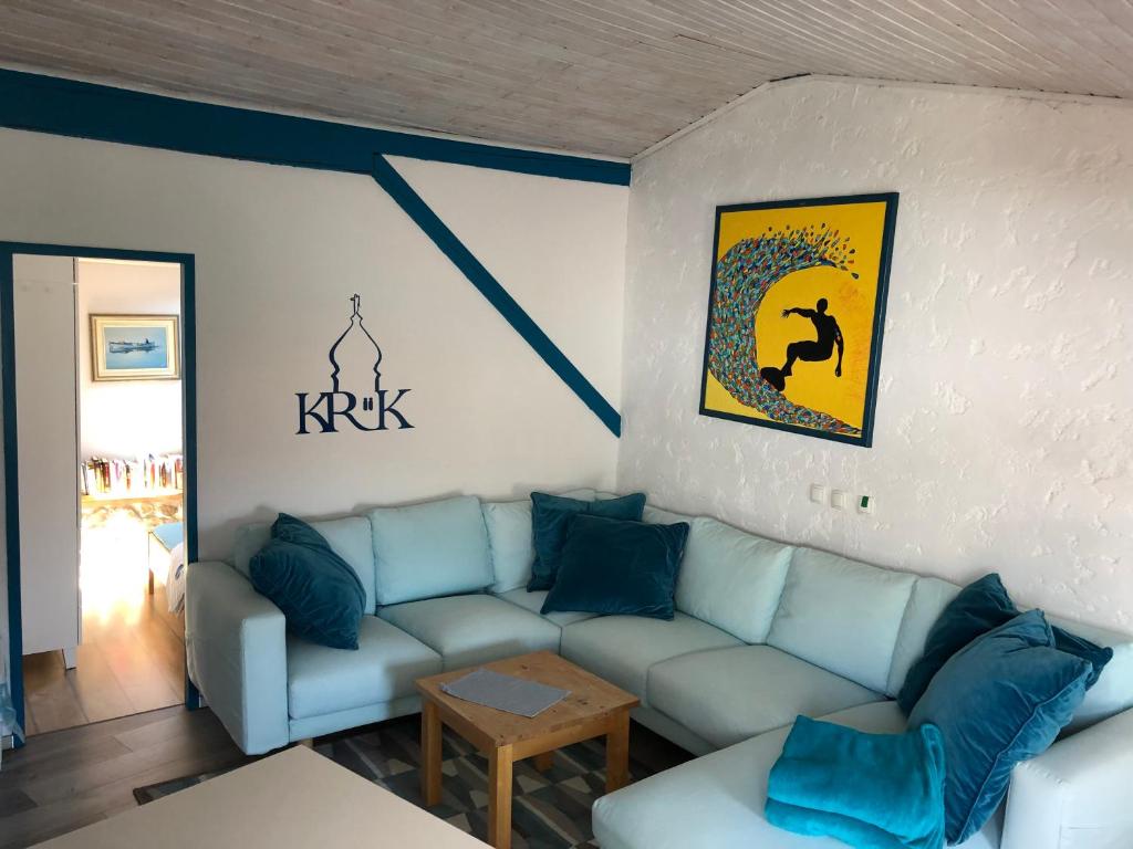 Posezení v ubytování Summer Home in Krk Center "Casa Magdalena"