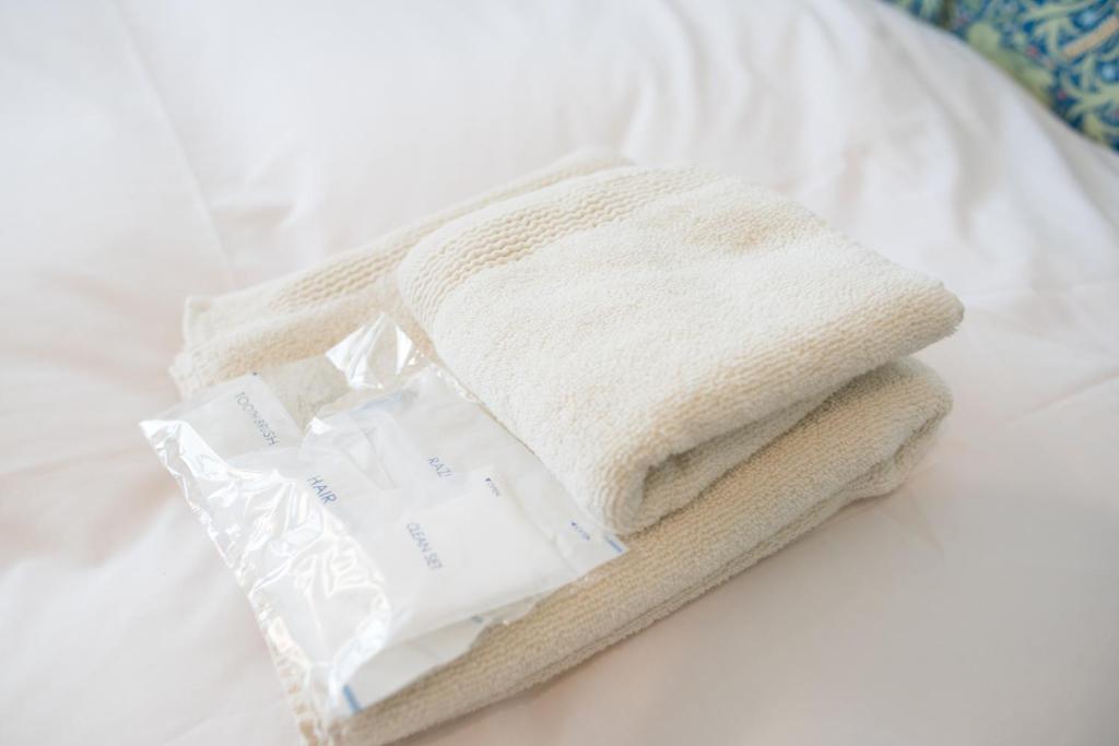 Postel nebo postele na pokoji v ubytování Kyo-Anthu Inn