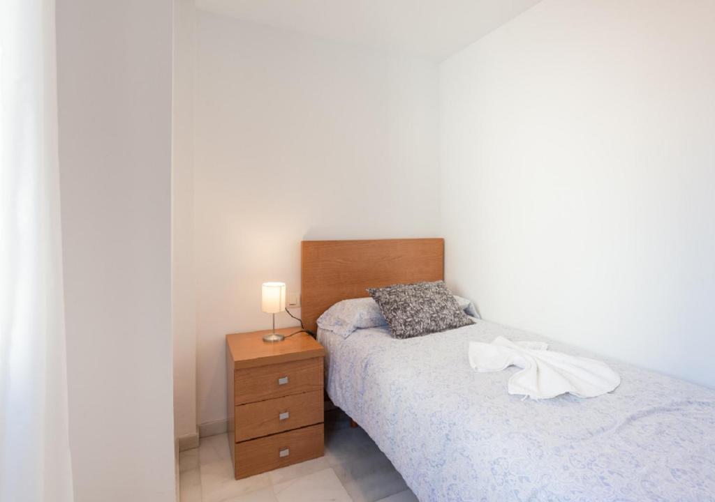 Postel nebo postele na pokoji v ubytování Apartamentos Varadero Sea View