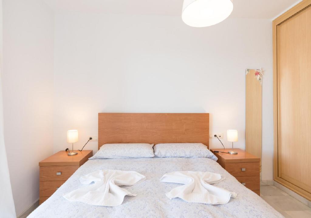 Postel nebo postele na pokoji v ubytování Apartamentos Varadero Sea View