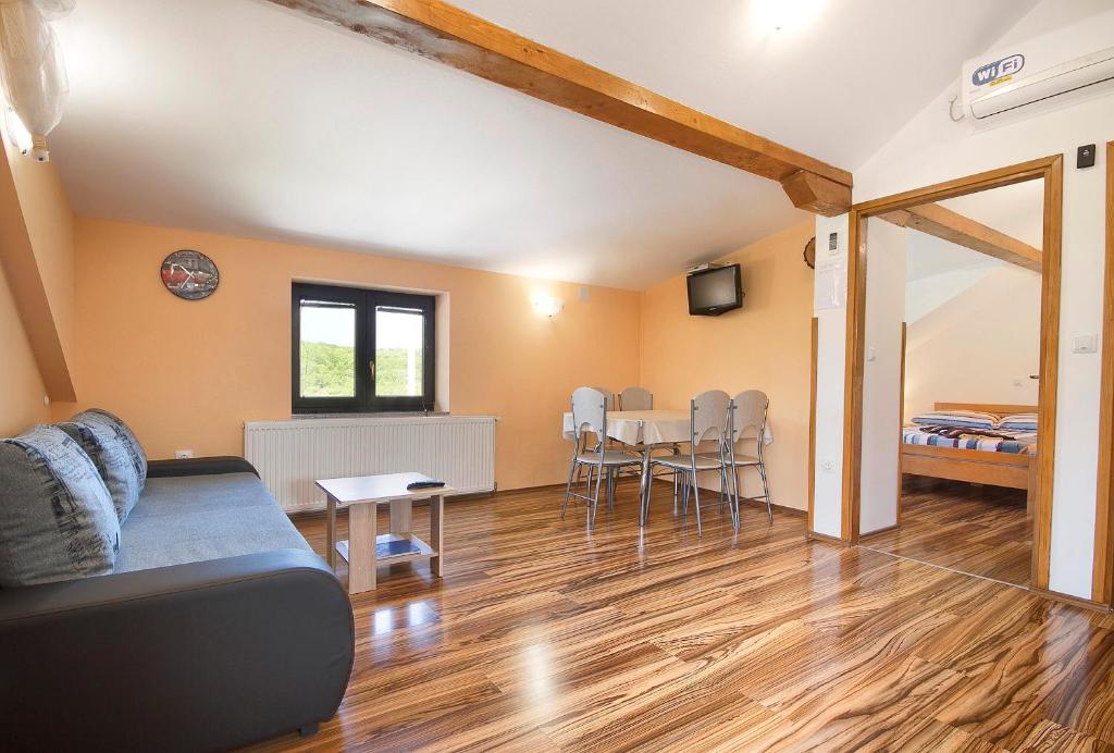Posezení v ubytování Apartments Matko