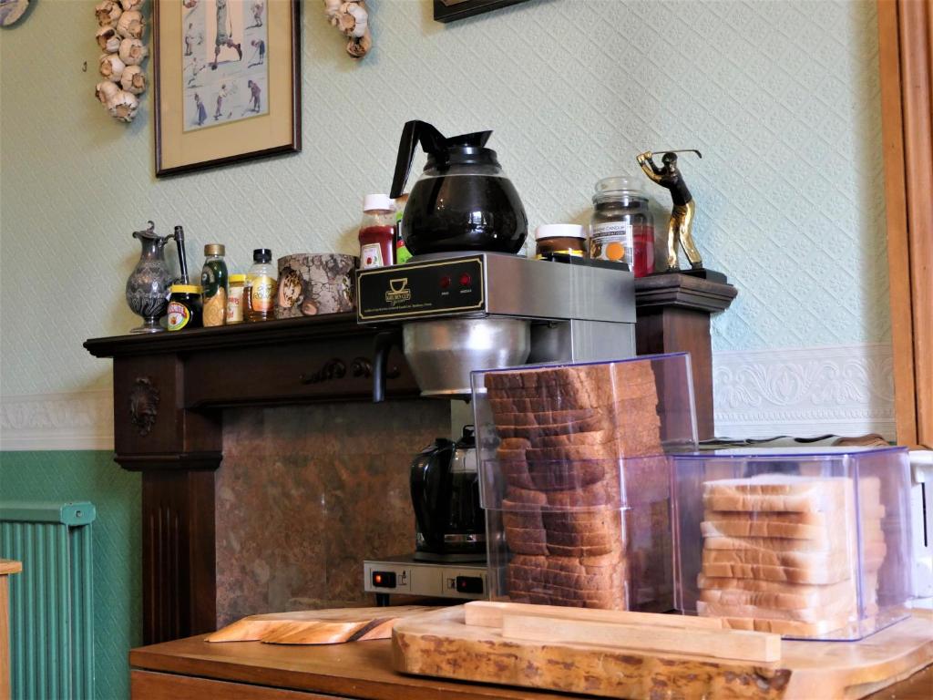 Kuchyň nebo kuchyňský kout v ubytování Buttonboss Lodge B&B