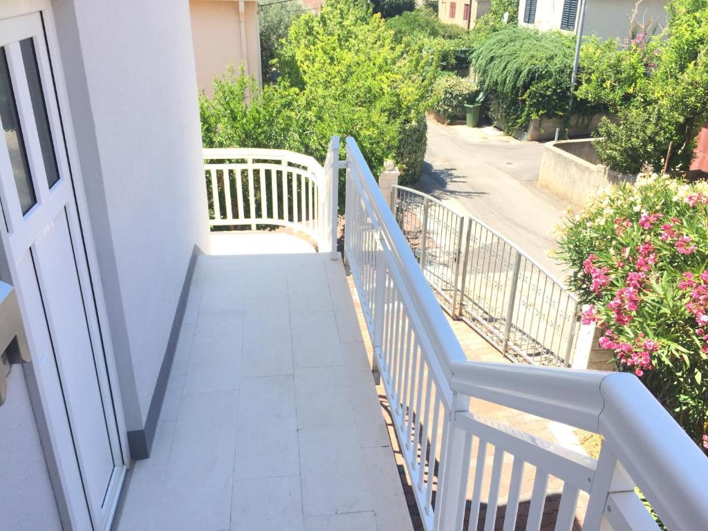 Balkón nebo terasa v ubytování Apartment Iva