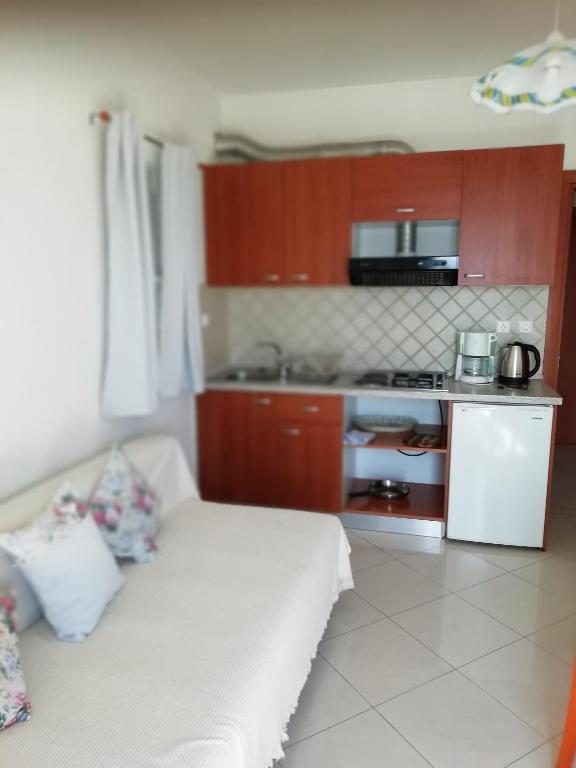 Kuchyň nebo kuchyňský kout v ubytování Villa Kubo