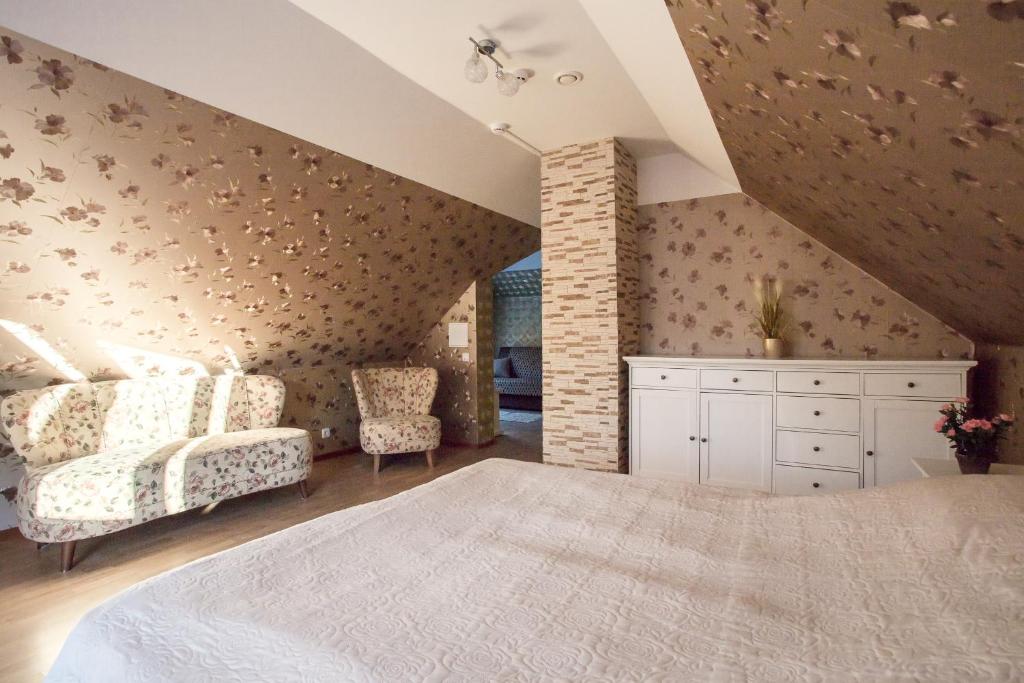 Postel nebo postele na pokoji v ubytování Pärnu Villa Harmony