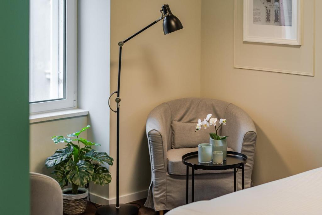 Posezení v ubytování Luxury Residence Mareta