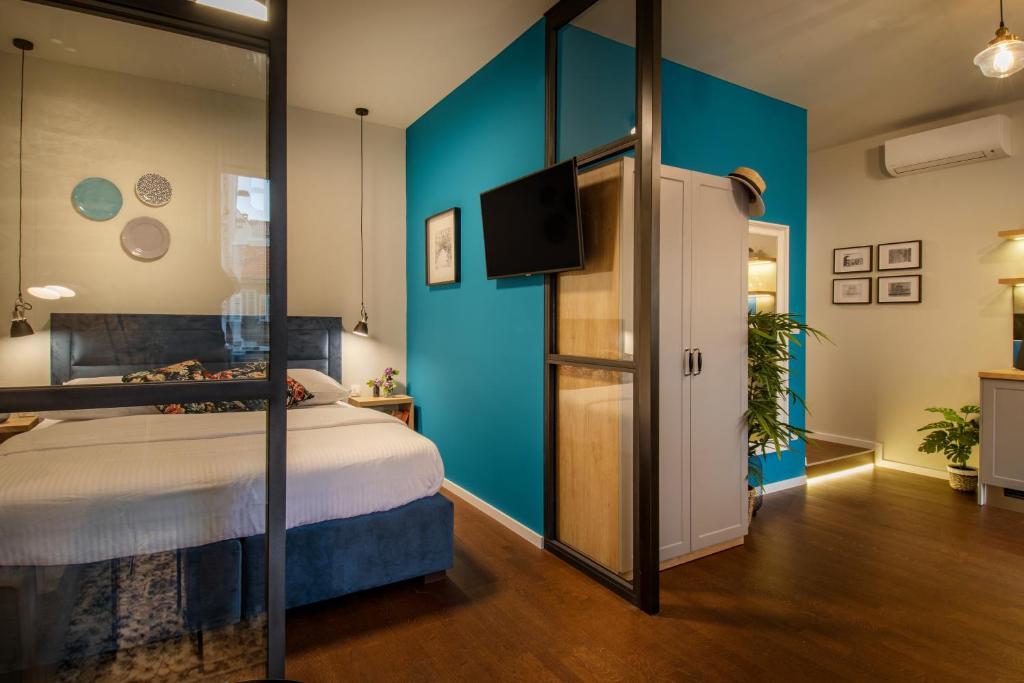 Postel nebo postele na pokoji v ubytování Luxury Residence Mareta
