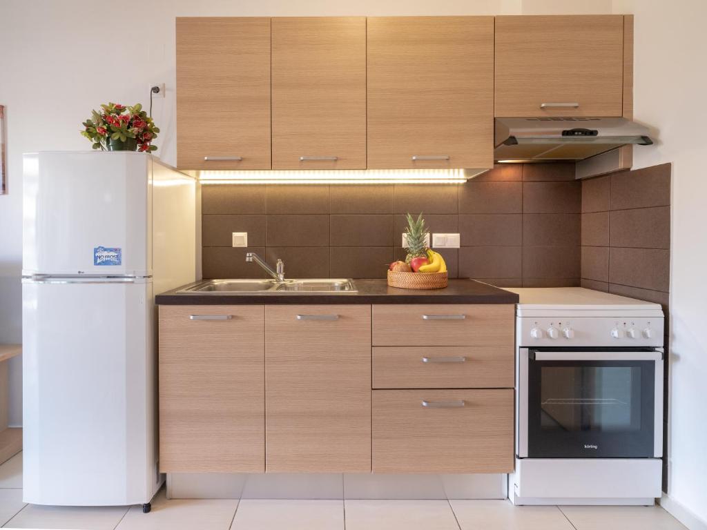 Kuchyňa alebo kuchynka v ubytovaní Onyx city Center Apartment With parking