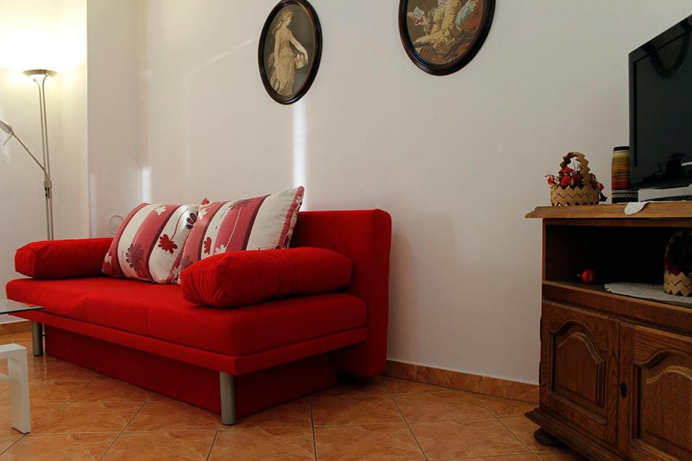 TV a/nebo společenská místnost v ubytování Apartmani Željko