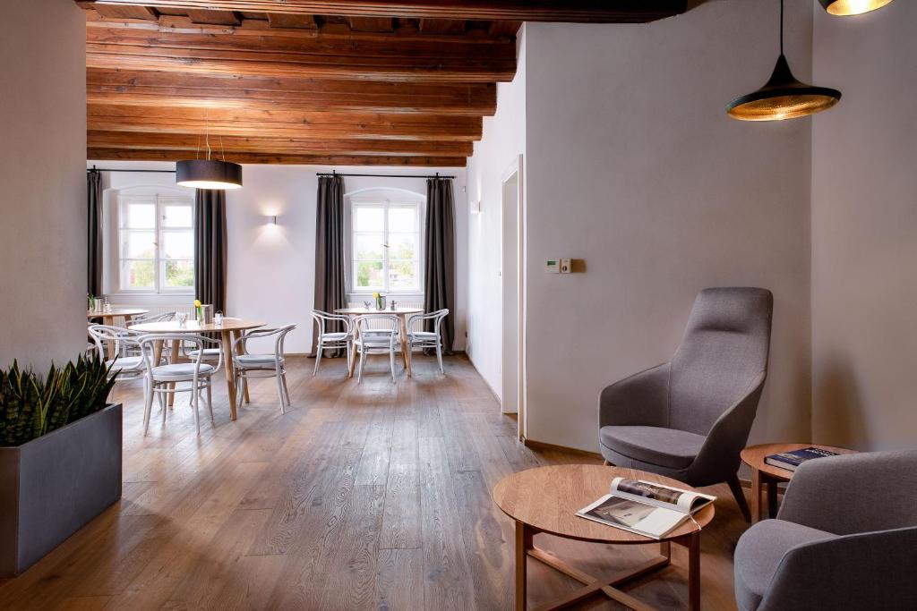 Posezení v ubytování Apartmany Chornitzeruv dum