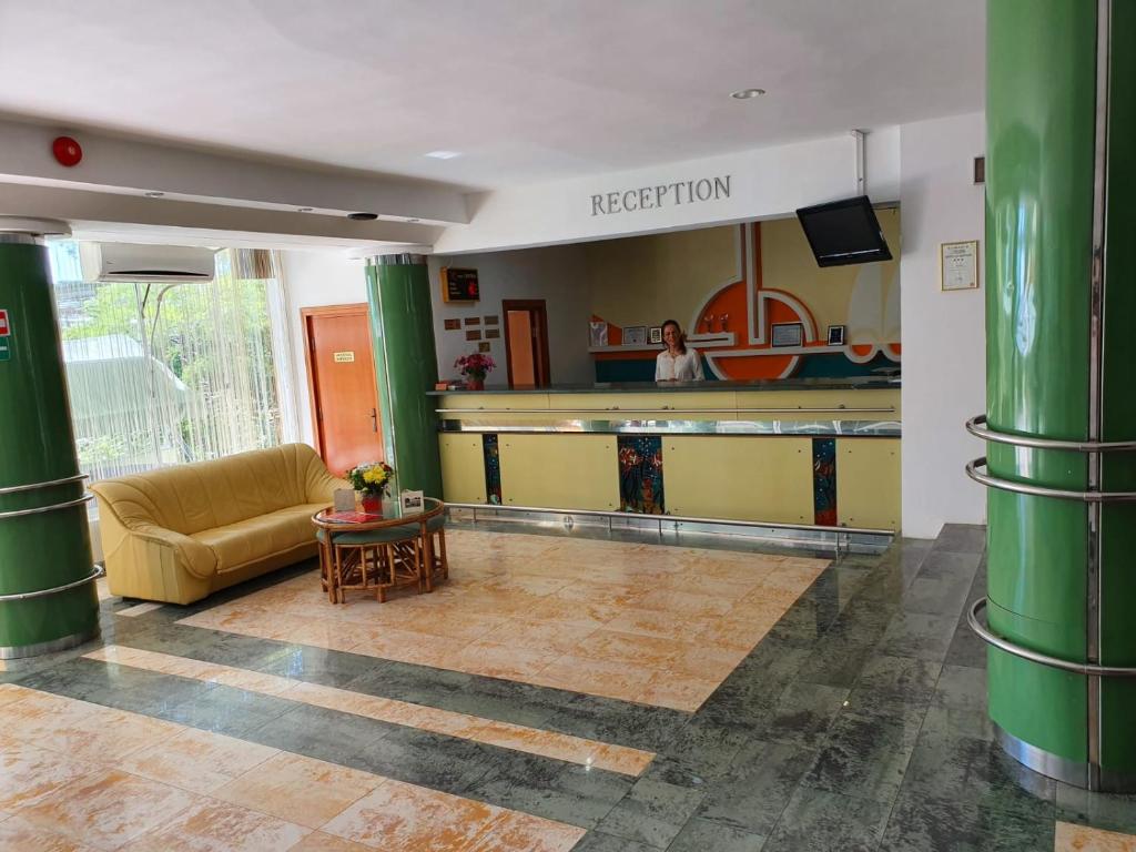Kuchyň nebo kuchyňský kout v ubytování Hotel Central