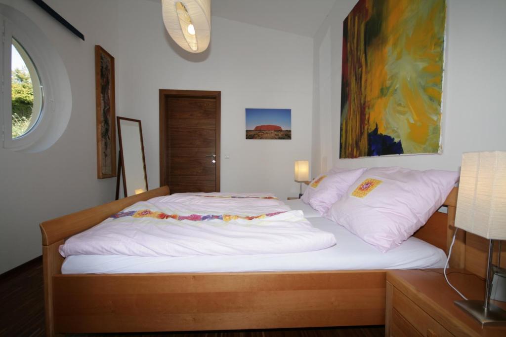 Postel nebo postele na pokoji v ubytování Villa Stressless