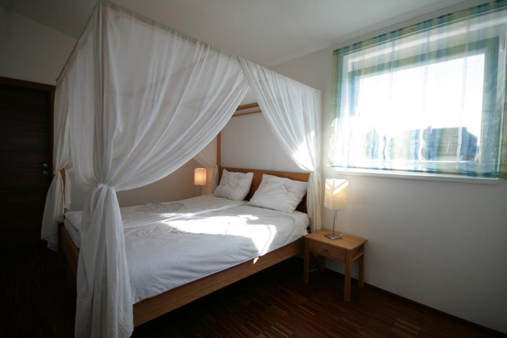 Postel nebo postele na pokoji v ubytování Villa Stressless
