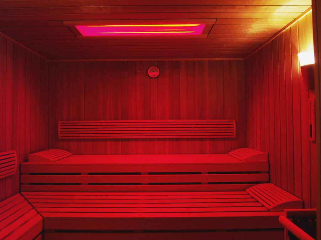 Posezení v ubytování Hotel Hesborner Kuckuck