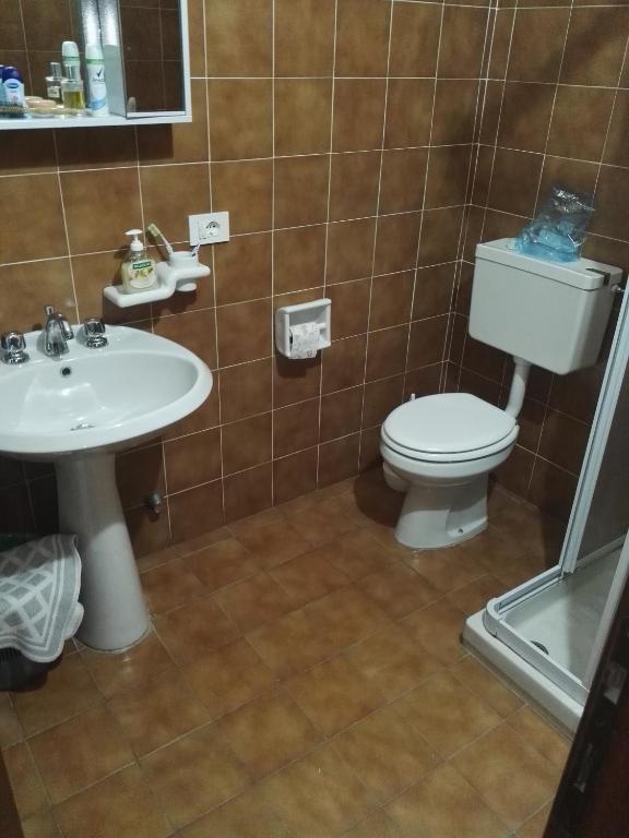 Koupelna v ubytování HOTEL COLLI FIORITI