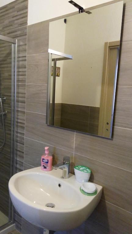 Koupelna v ubytování B&B Libellula