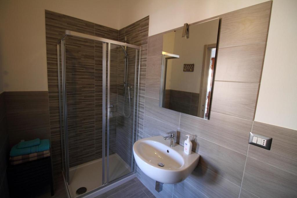 Koupelna v ubytování B&B Libellula