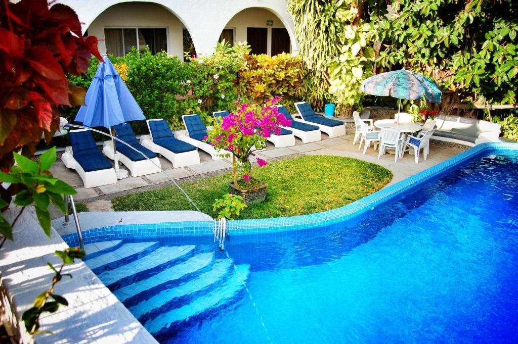 Bazén v ubytování Hotel Delfin nebo v jeho okolí