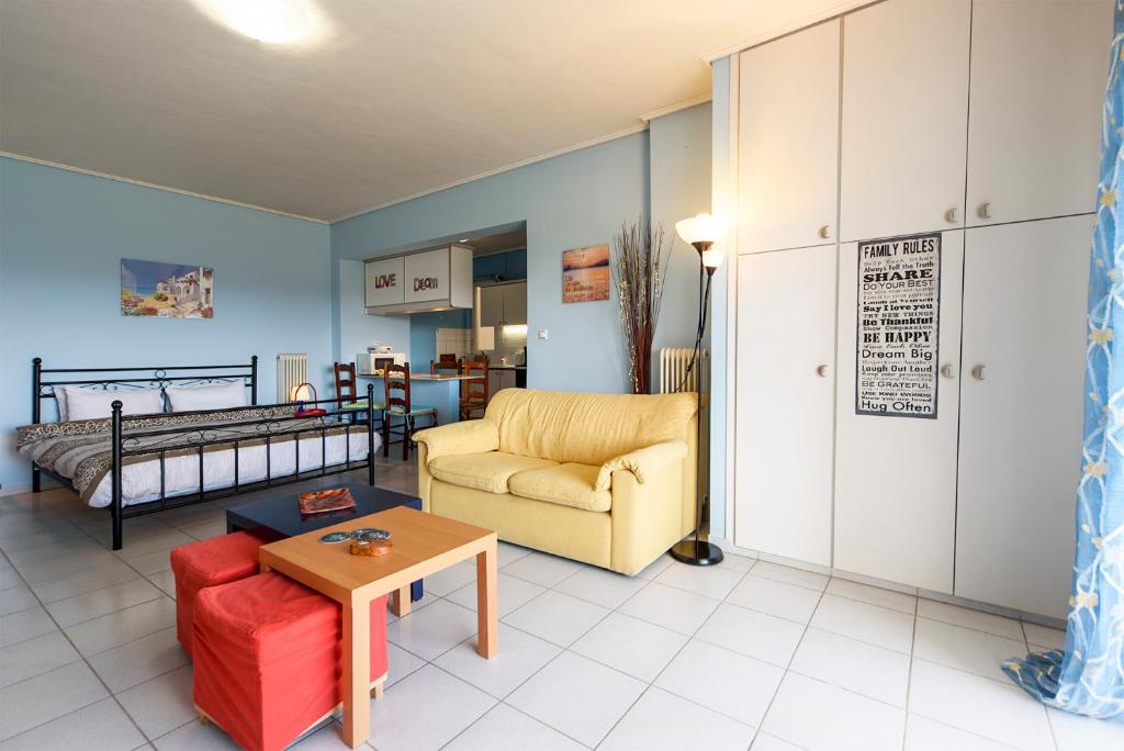 Postel nebo postele na pokoji v ubytování Liland Beachfront