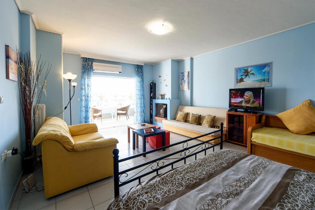 Postel nebo postele na pokoji v ubytování Liland Beachfront
