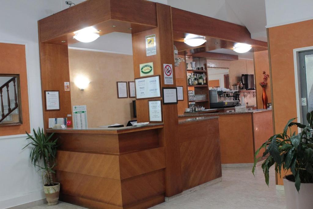 Kuchyň nebo kuchyňský kout v ubytování Hotel Derna