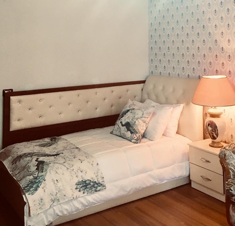 Postel nebo postele na pokoji v ubytování Guest House Stena