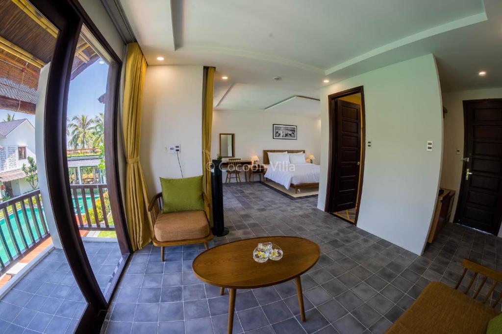 Posezení v ubytování Cocoon Villa