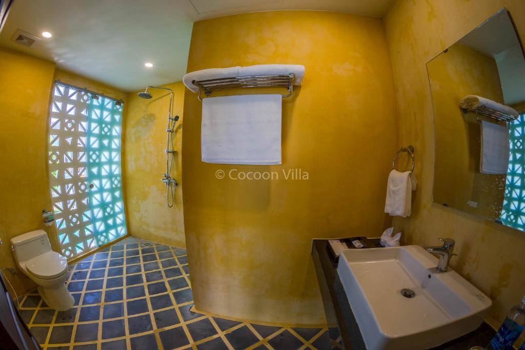 Koupelna v ubytování Cocoon Villa
