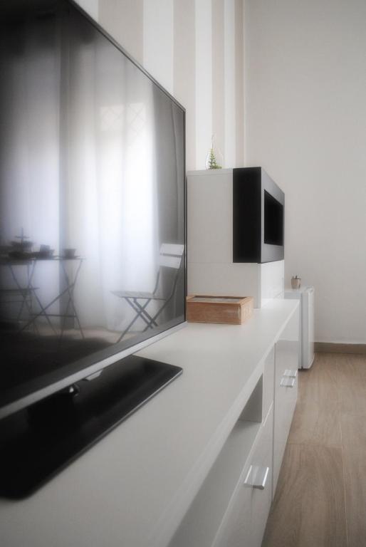 TV a/nebo společenská místnost v ubytování B&B CABIROL