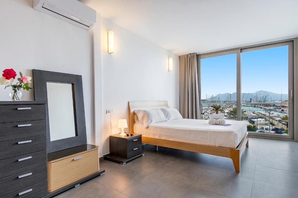Postel nebo postele na pokoji v ubytování Apartment Jobi duplex