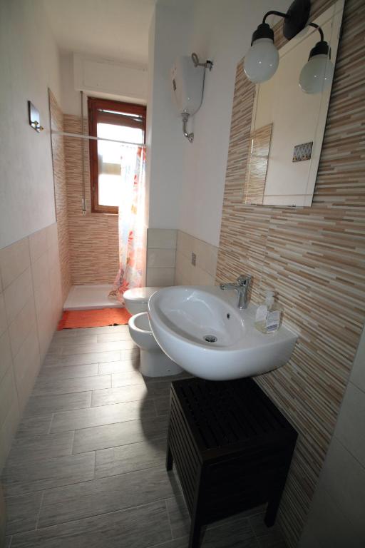 Koupelna v ubytování B&B Libellula