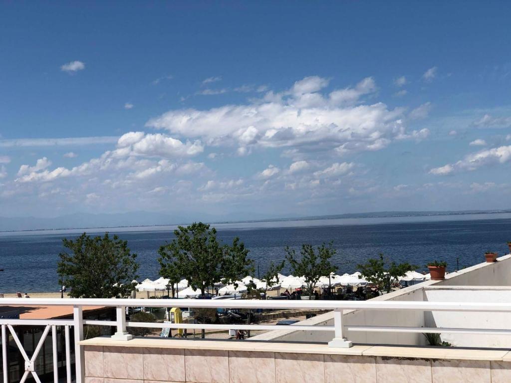 a view of the ocean from the balcony of a resort at DREAM APPARTMENT 1 PEREA in Perea