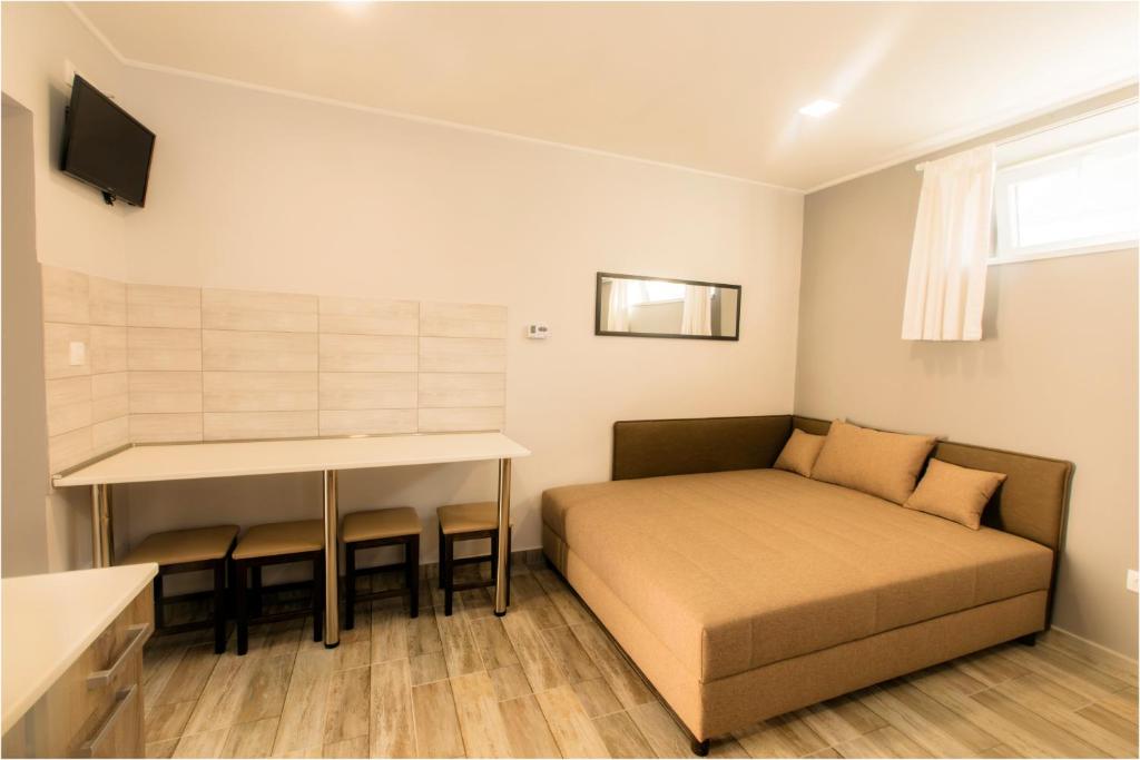 Posezení v ubytování Toszkána Apartmanház