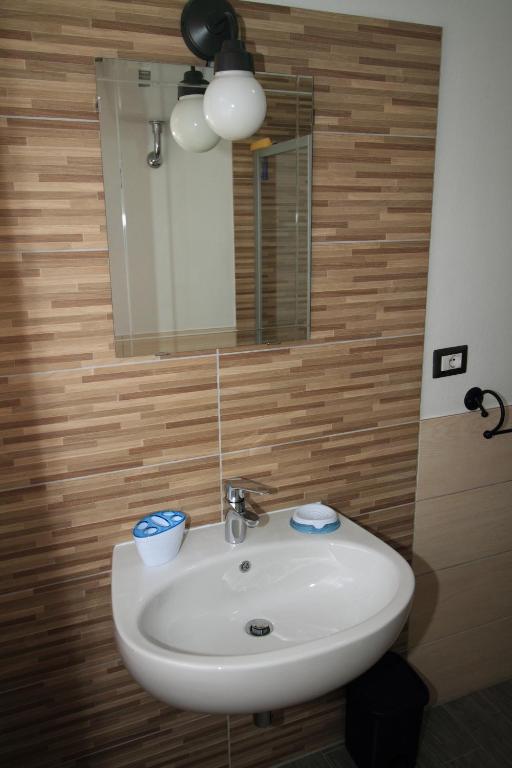 Koupelna v ubytování B&B Libellula
