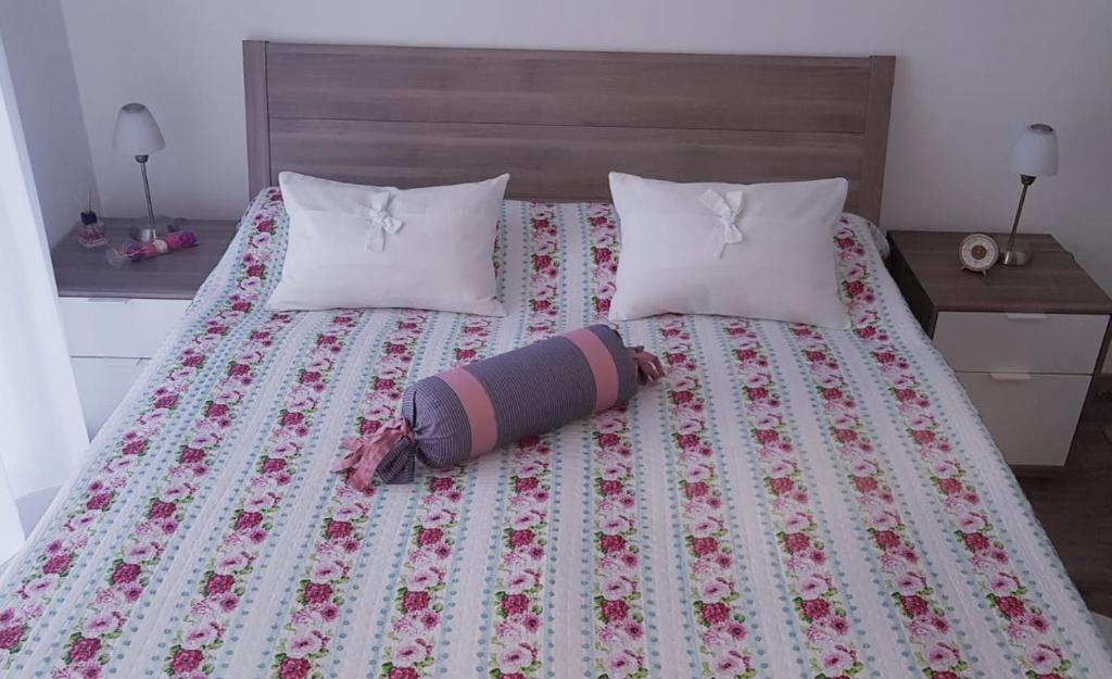 Postel nebo postele na pokoji v ubytování Ferienwohnung Ostseepalast