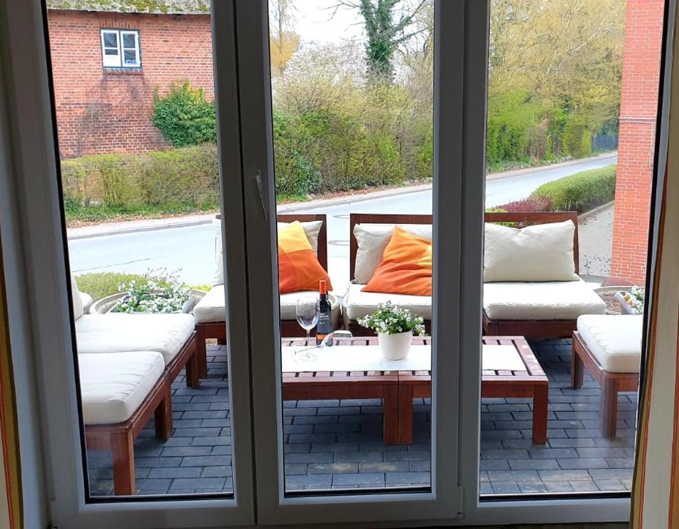 Posezení v ubytování Ferienwohnung Ostseepalast