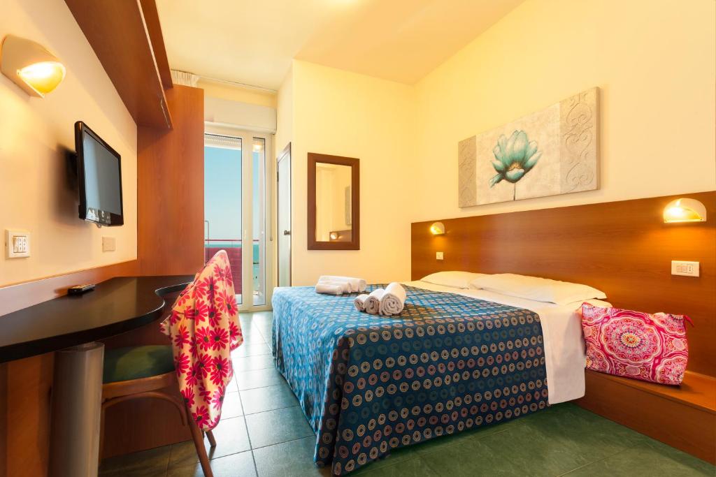 Postel nebo postele na pokoji v ubytování Hotel Atlantic Vista Mare