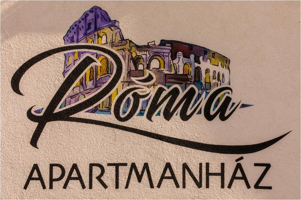 Certifikát, hodnocení, plakát nebo jiný dokument vystavený v ubytování Róma Apartmanház