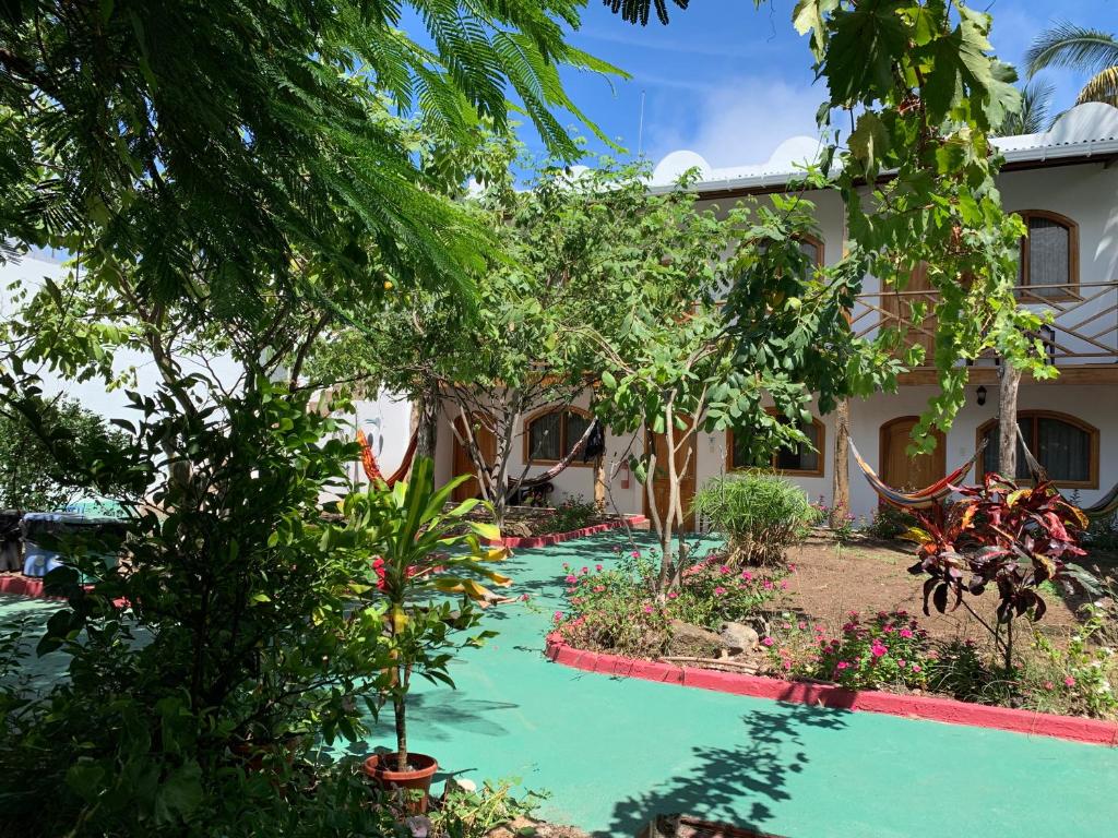 Zahrada ubytování Hostal White House Galapagos
