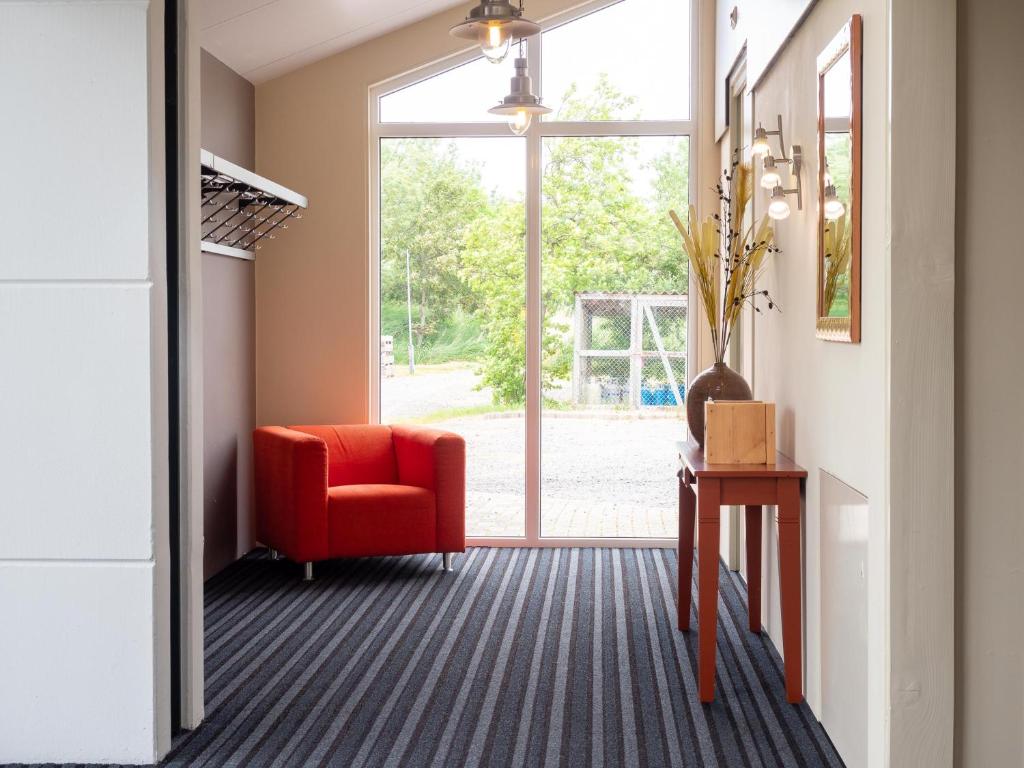 Posezení v ubytování Luxe Lodge Zeehoeve
