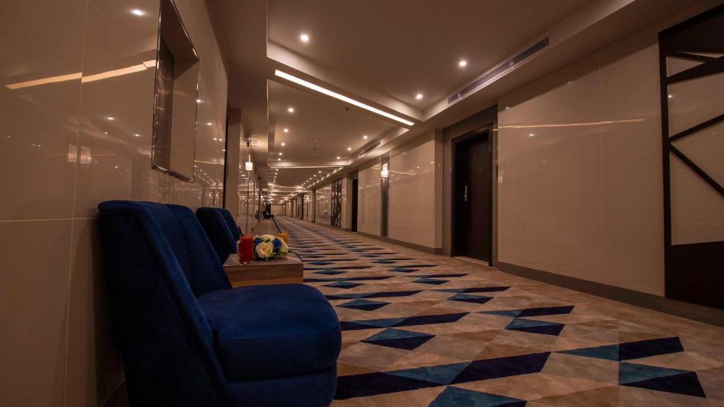 Posezení v ubytování Nukhbat Al Makan Apartment Hotel