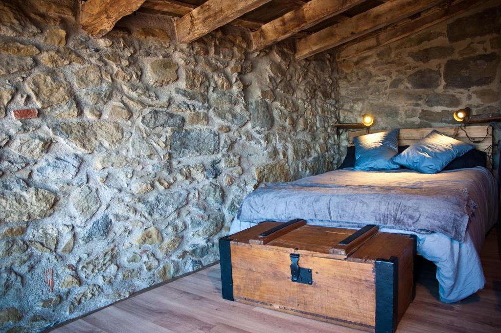Postel nebo postele na pokoji v ubytování Can Poca Roba