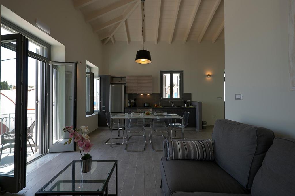 Posezení v ubytování Villa Kalypso