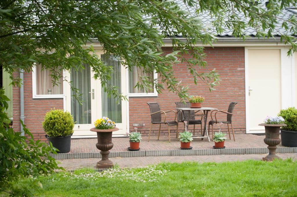 Zahrada ubytování Apartement De Vosseburch