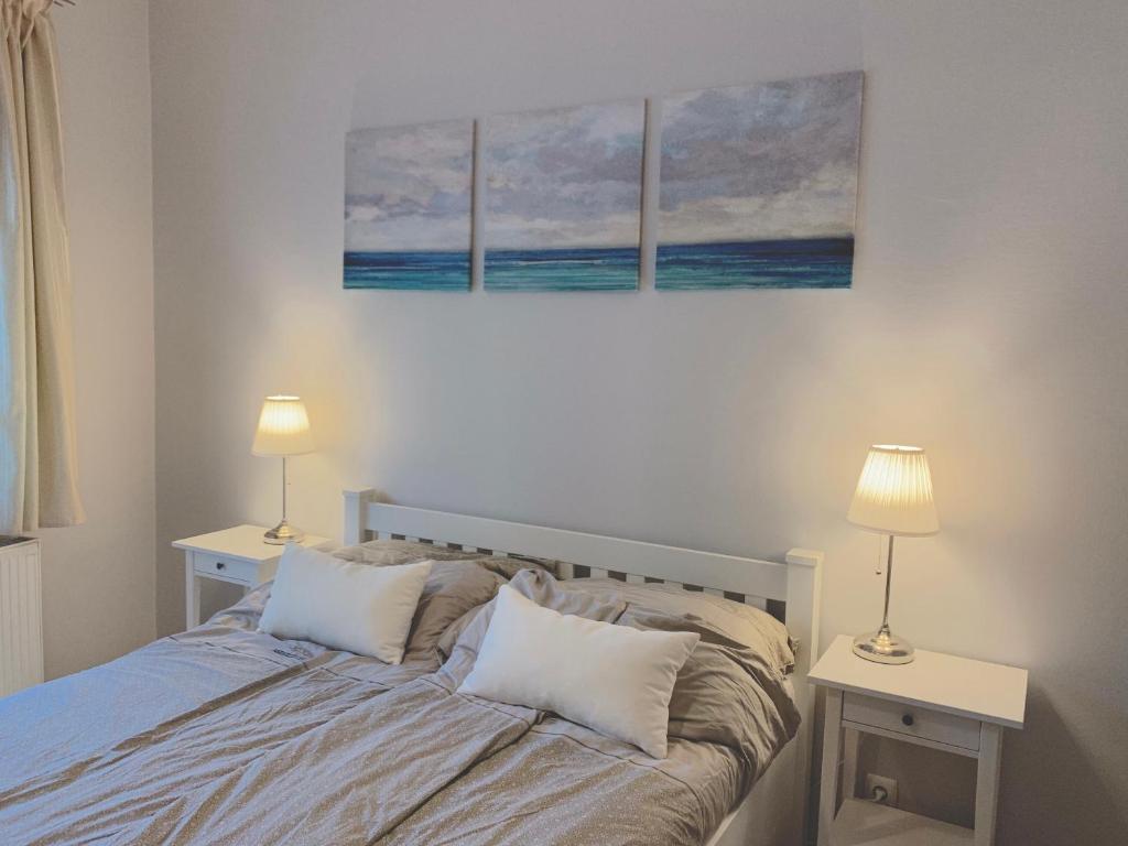 Posteľ alebo postele v izbe v ubytovaní Beach Resort Fonyód
