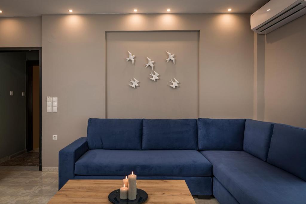 Posezení v ubytování Mirma Luxury Apartment