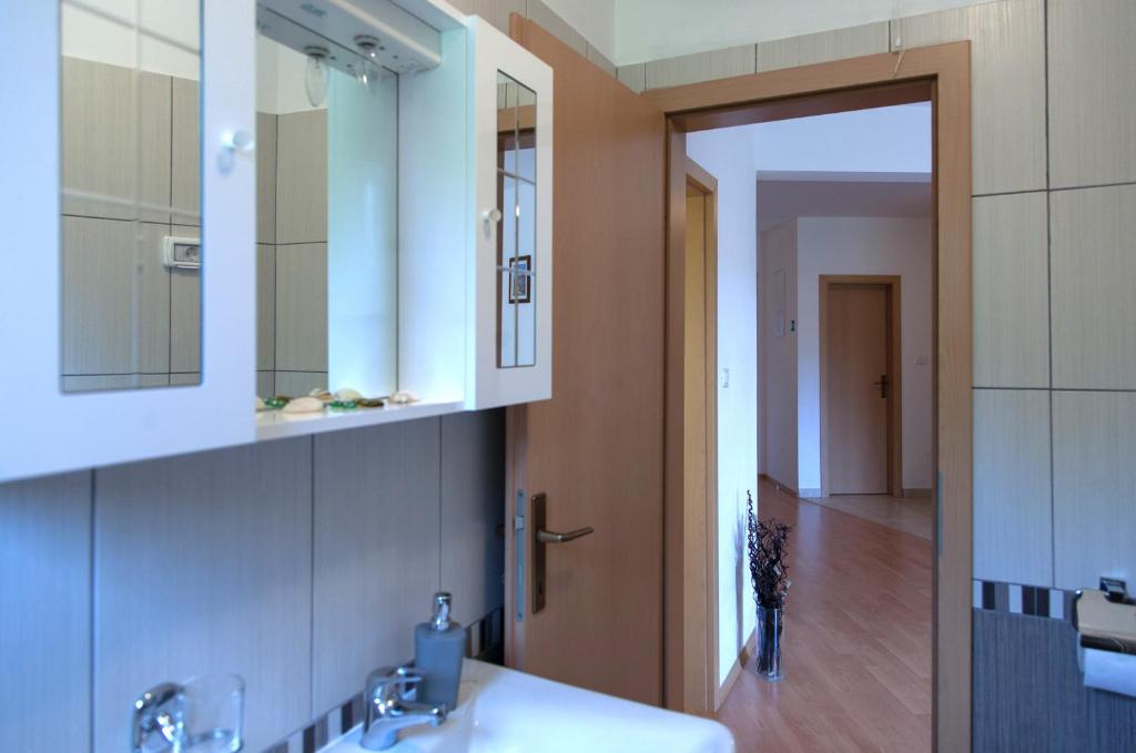 Koupelna v ubytování Apartment Helga