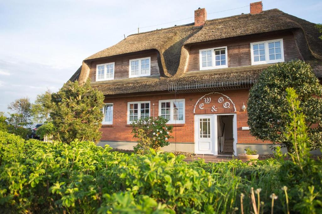 Zahrada ubytování Wattstübchen (Haus Pesel)