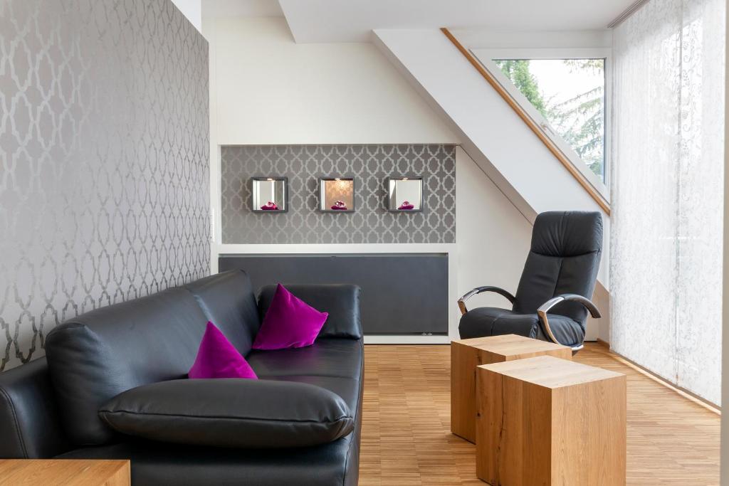 Posezení v ubytování Hotel Hagnauer Seeperle