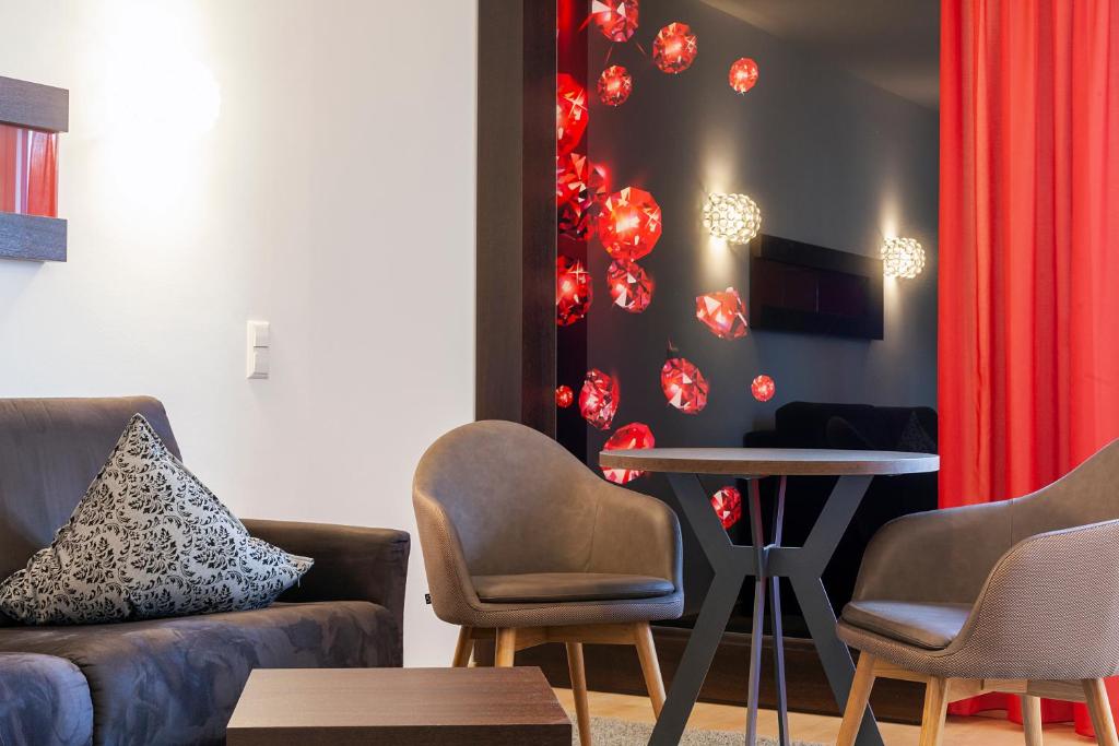 Posezení v ubytování Hotel Hagnauer Seeperle